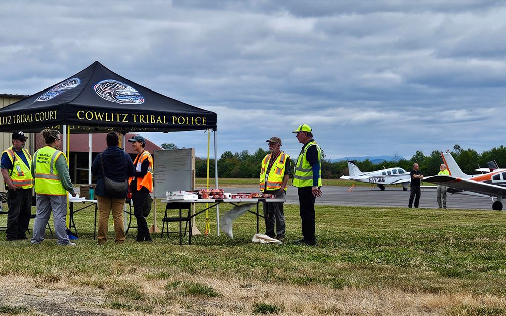 Cowlitz Tribe Incident Command Post