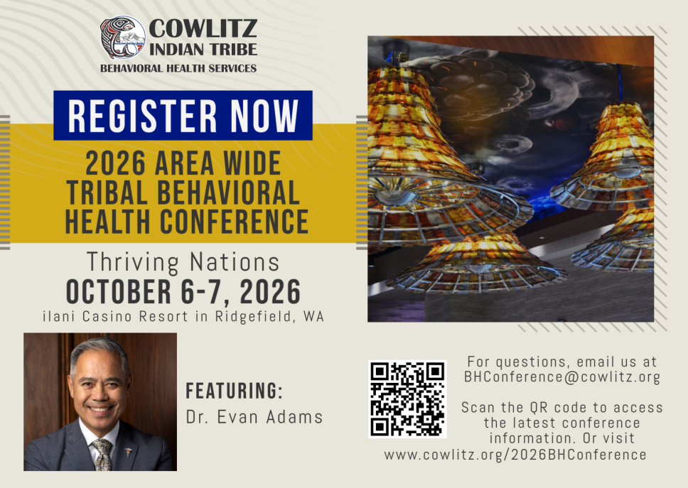 Register Now! 2026 Area Wide Tribal Behavioral Health Conference